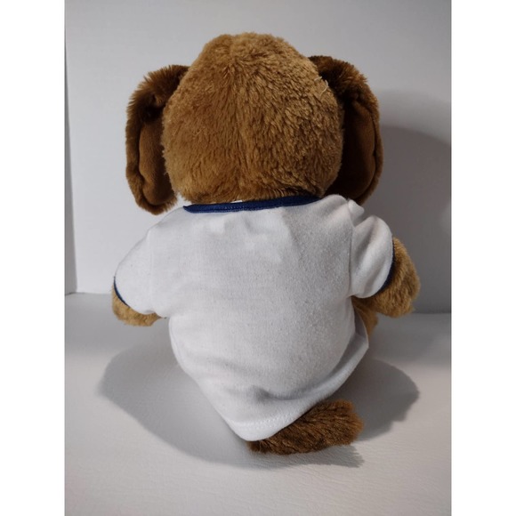 BUILD A BEAR 15'' Brown Dog Puppy Texas Rangers - Picture 2 of 5